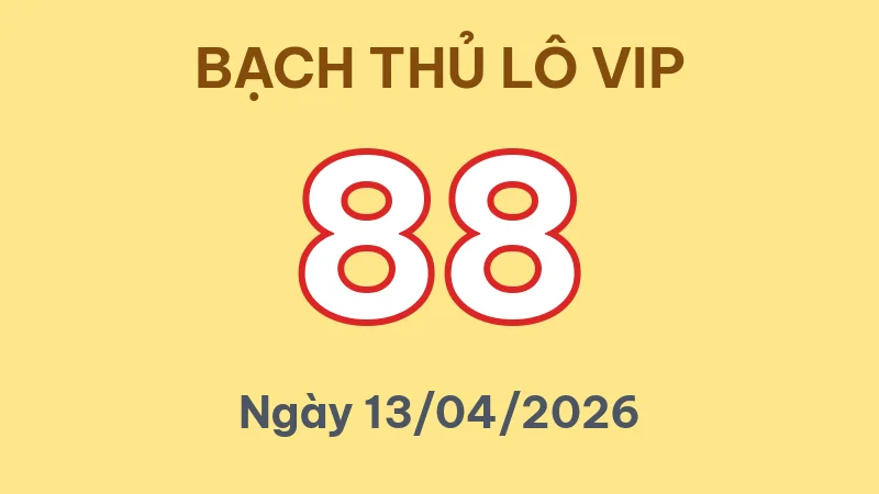 Soi Cầu Bạch Thủ Lô Hôm Nay 13/04/2026 – Chốt 1 Con Duy Nhất